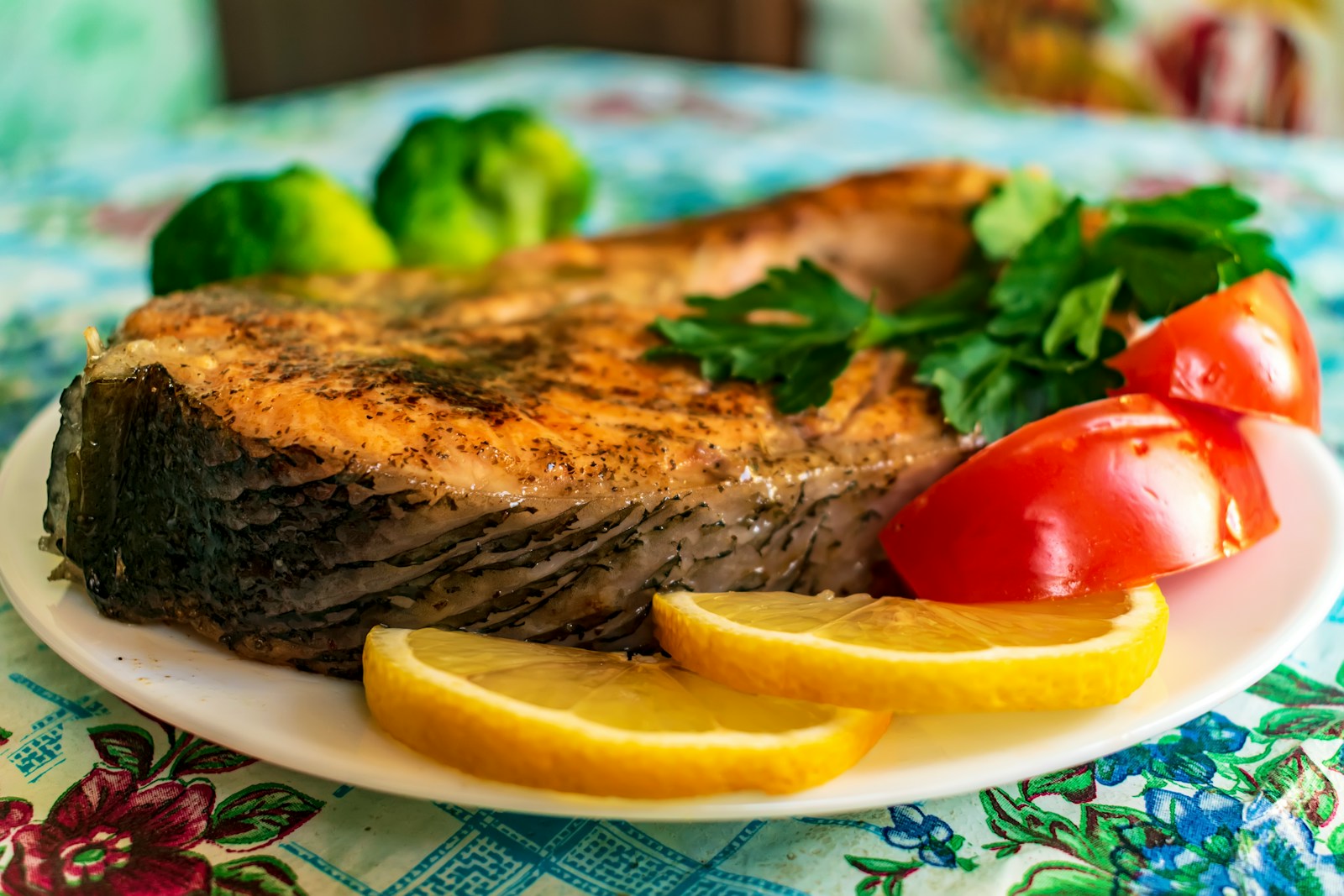 a plate of food